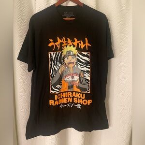 Naruto Black Graphic T-Shirt